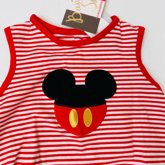 NWT Banana Split 3M Mouse Ears Bubble Romper - Picture 4 of 6